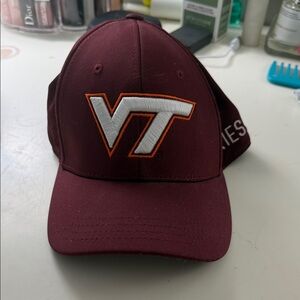 VT Embroidered Maroon Baseball Cap